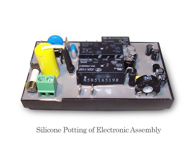 Silicone Potting of Electronic Assembly