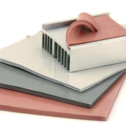 thermally conductive gap filler pad materials